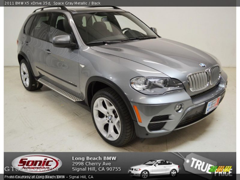 Space Gray Metallic / Black 2011 BMW X5 xDrive 35d
