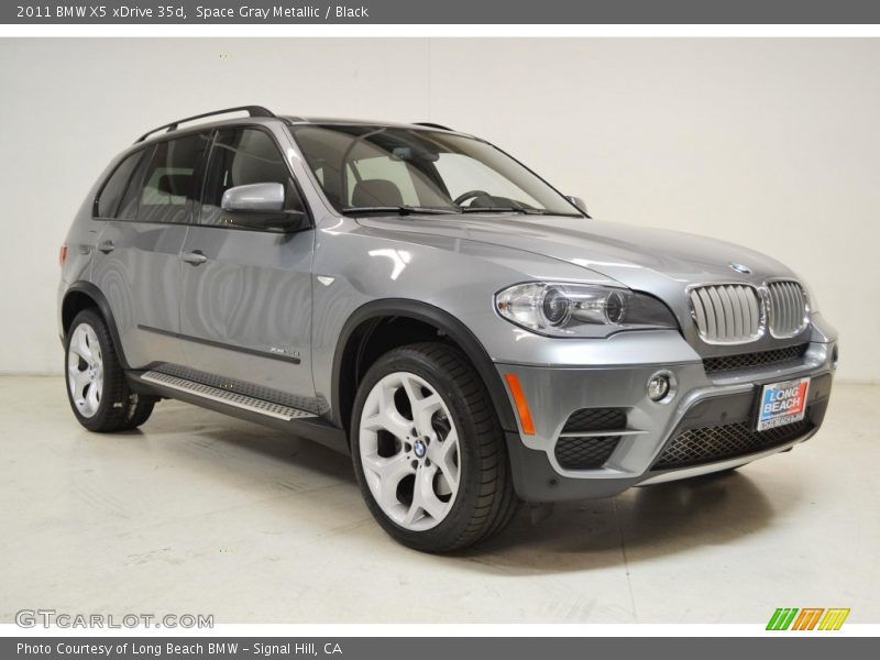 Space Gray Metallic / Black 2011 BMW X5 xDrive 35d