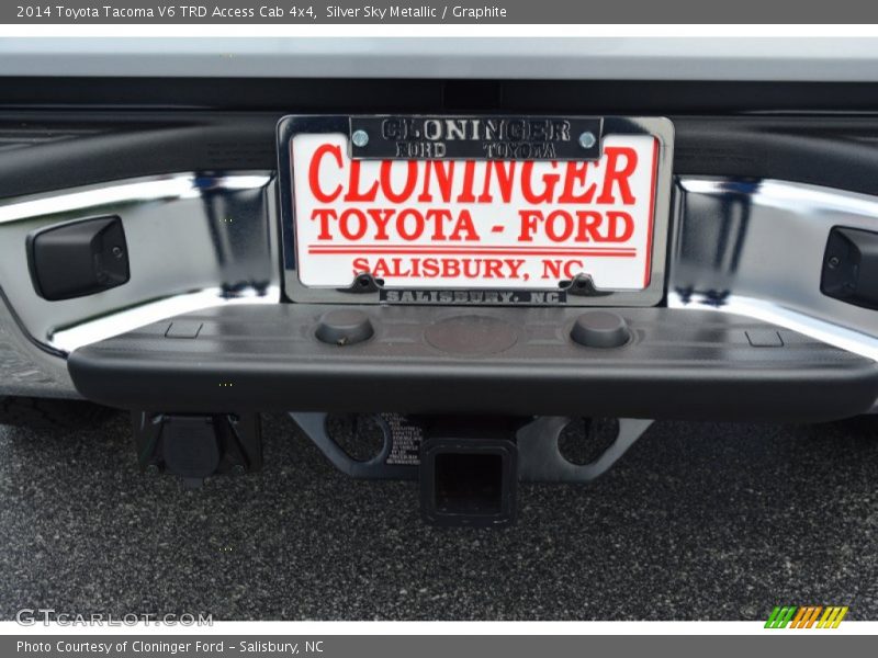 Silver Sky Metallic / Graphite 2014 Toyota Tacoma V6 TRD Access Cab 4x4