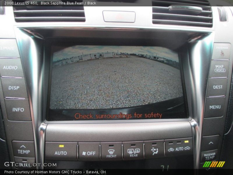 Black Sapphire Blue Pearl / Black 2008 Lexus LS 460