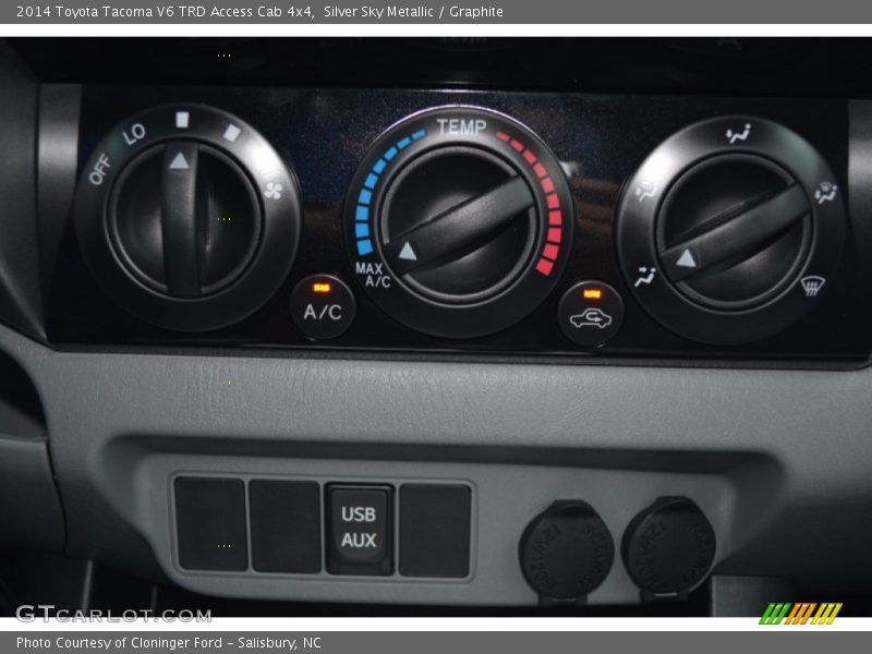 Silver Sky Metallic / Graphite 2014 Toyota Tacoma V6 TRD Access Cab 4x4
