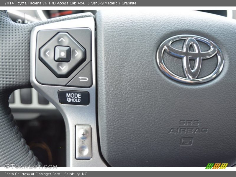 Silver Sky Metallic / Graphite 2014 Toyota Tacoma V6 TRD Access Cab 4x4