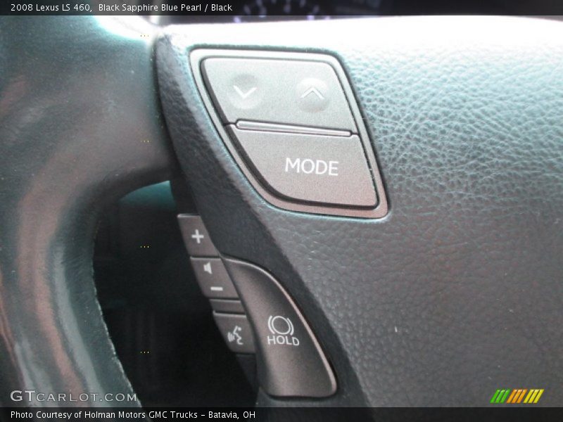 Black Sapphire Blue Pearl / Black 2008 Lexus LS 460