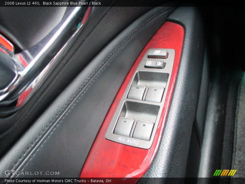 Black Sapphire Blue Pearl / Black 2008 Lexus LS 460