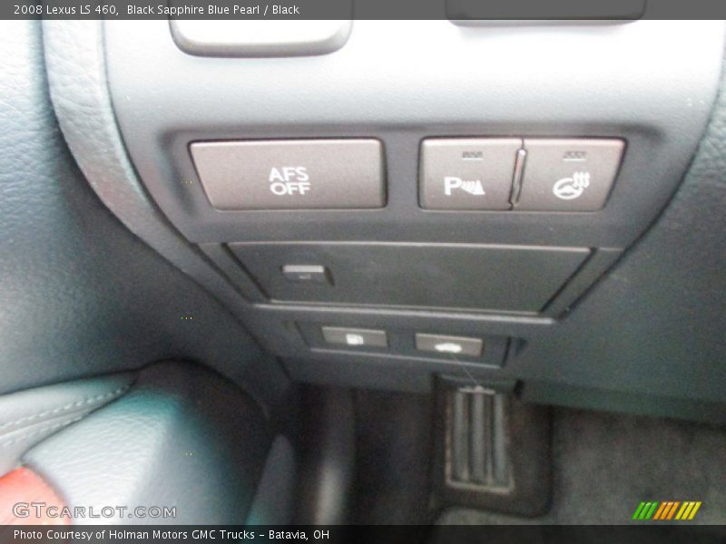 Black Sapphire Blue Pearl / Black 2008 Lexus LS 460