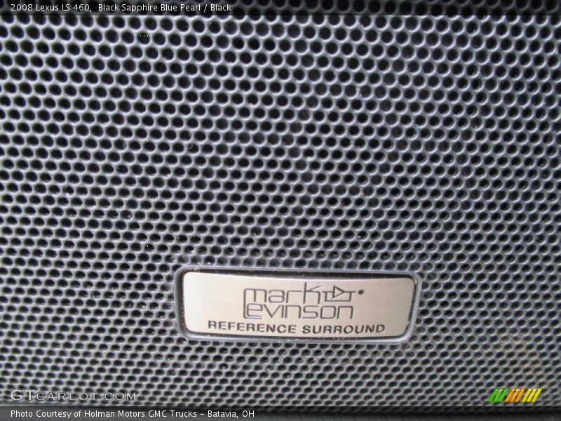 Black Sapphire Blue Pearl / Black 2008 Lexus LS 460