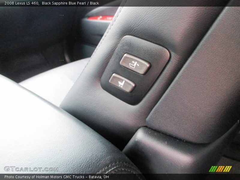 Black Sapphire Blue Pearl / Black 2008 Lexus LS 460
