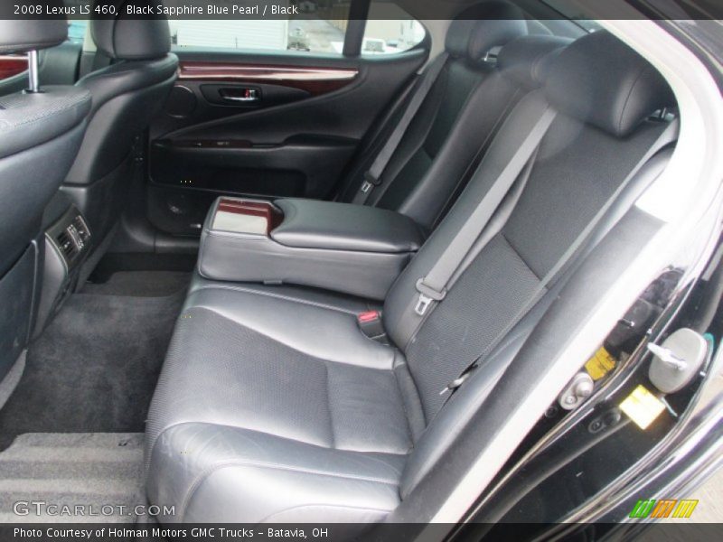 Black Sapphire Blue Pearl / Black 2008 Lexus LS 460