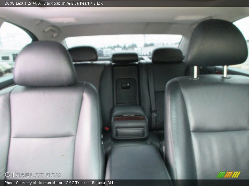 Black Sapphire Blue Pearl / Black 2008 Lexus LS 460