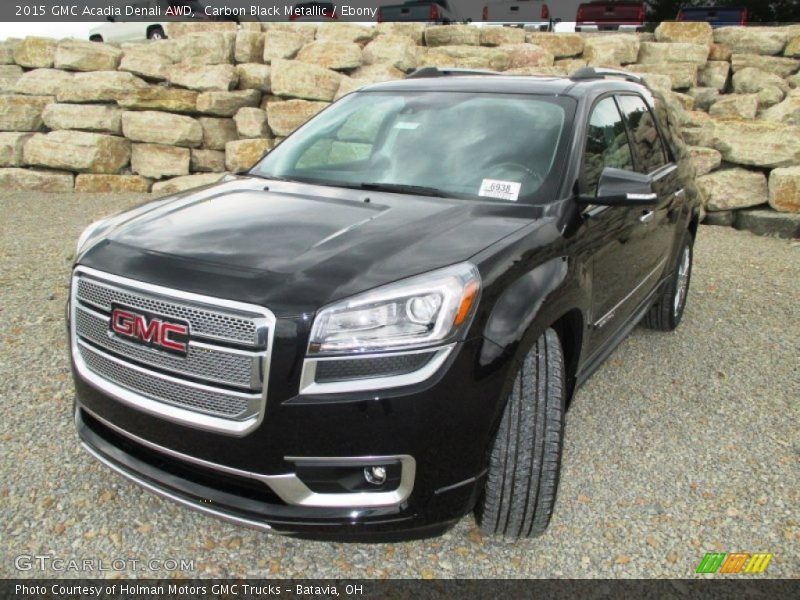 Carbon Black Metallic / Ebony 2015 GMC Acadia Denali AWD