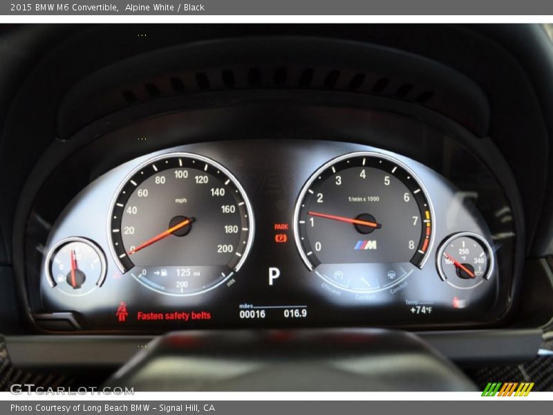  2015 M6 Convertible Convertible Gauges