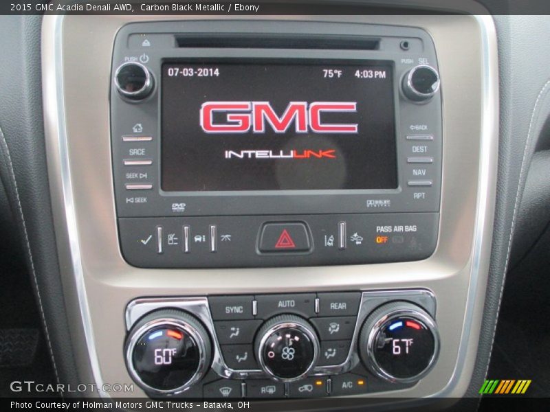 Carbon Black Metallic / Ebony 2015 GMC Acadia Denali AWD