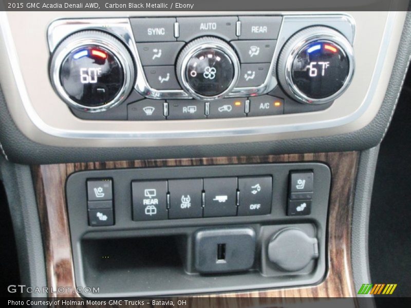 Carbon Black Metallic / Ebony 2015 GMC Acadia Denali AWD