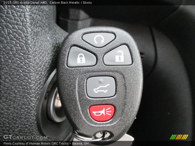 Carbon Black Metallic / Ebony 2015 GMC Acadia Denali AWD