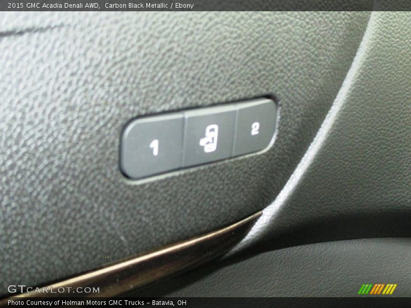 Carbon Black Metallic / Ebony 2015 GMC Acadia Denali AWD