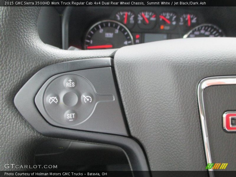 Controls of 2015 Sierra 3500HD Work Truck Regular Cab 4x4 Dual Rear Wheel Chassis