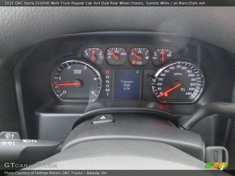  2015 Sierra 3500HD Work Truck Regular Cab 4x4 Dual Rear Wheel Chassis Work Truck Regular Cab 4x4 Dual Rear Wheel Chassis Gauges