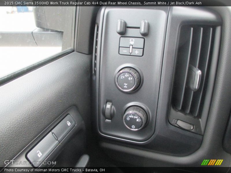 Controls of 2015 Sierra 3500HD Work Truck Regular Cab 4x4 Dual Rear Wheel Chassis