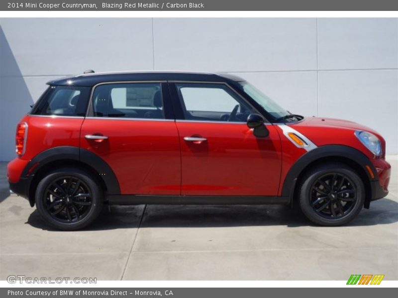 Blazing Red Metallic / Carbon Black 2014 Mini Cooper Countryman