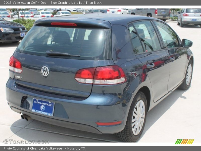 Blue Graphite Metallic / Titan Black 2013 Volkswagen Golf 4 Door