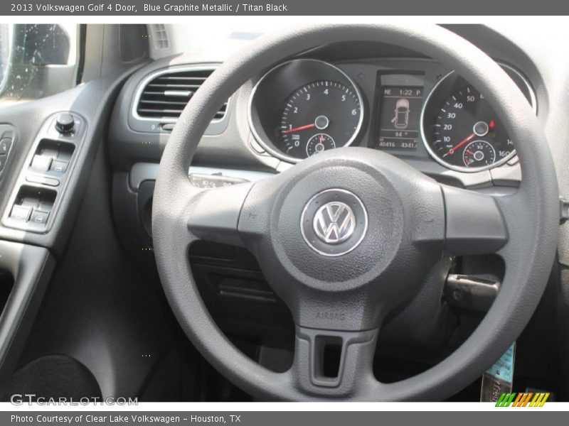 Blue Graphite Metallic / Titan Black 2013 Volkswagen Golf 4 Door