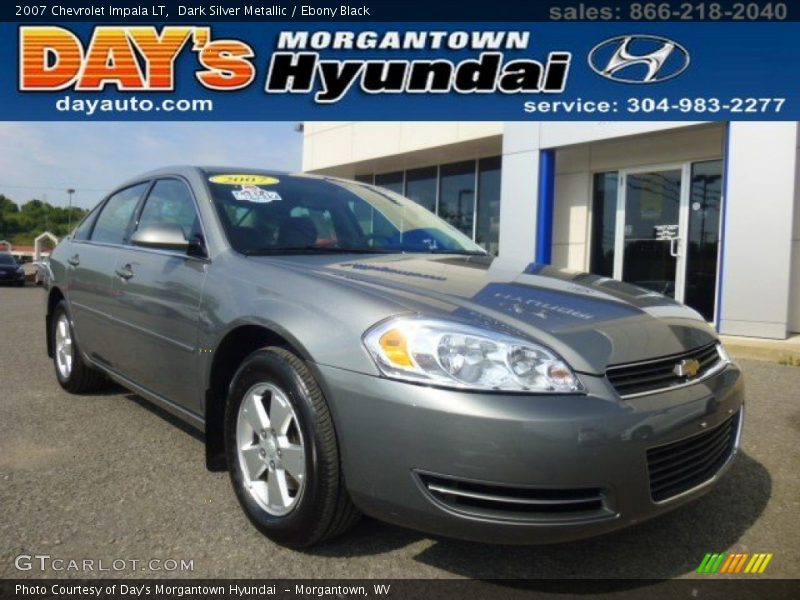 Dark Silver Metallic / Ebony Black 2007 Chevrolet Impala LT