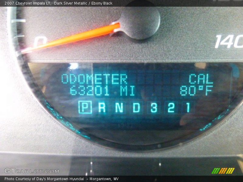 Dark Silver Metallic / Ebony Black 2007 Chevrolet Impala LT