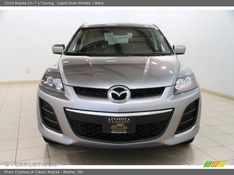 Liquid Silver Metallic / Black 2010 Mazda CX-7 s Touring