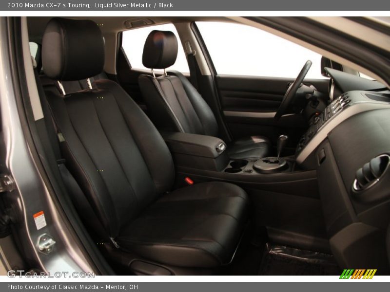 Liquid Silver Metallic / Black 2010 Mazda CX-7 s Touring