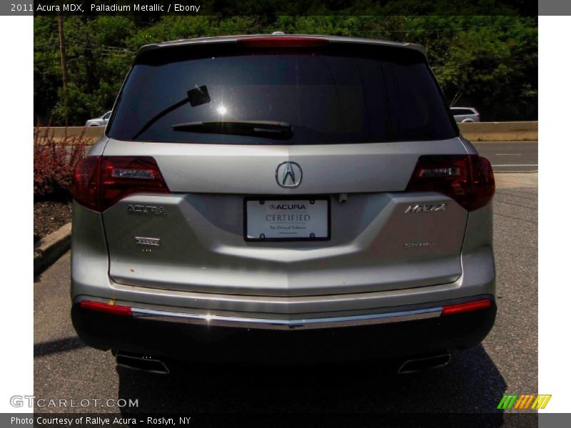 Palladium Metallic / Ebony 2011 Acura MDX