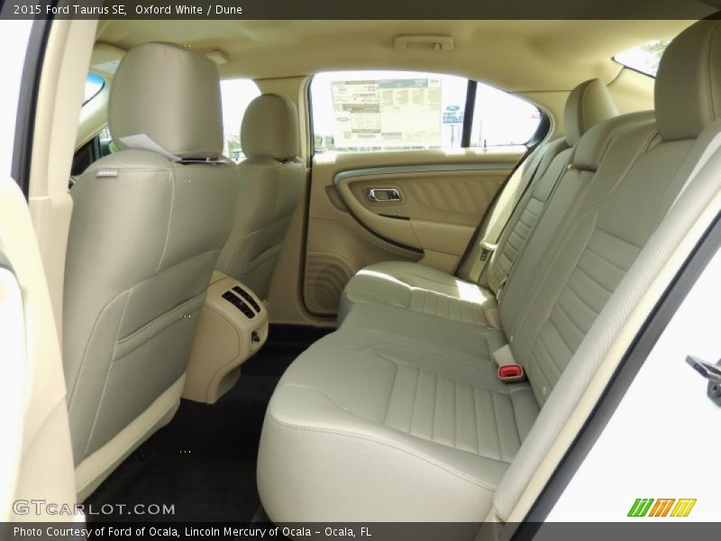 Rear Seat of 2015 Taurus SE