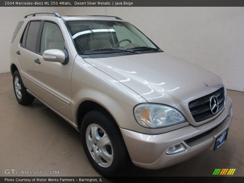 Desert Silver Metallic / Java Beige 2004 Mercedes-Benz ML 350 4Matic
