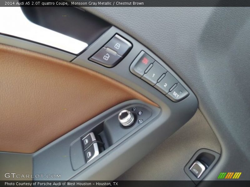 Monsoon Gray Metallic / Chestnut Brown 2014 Audi A5 2.0T quattro Coupe