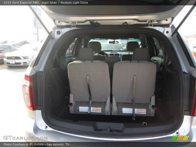 Ingot Silver / Medium Light Stone 2015 Ford Explorer FWD