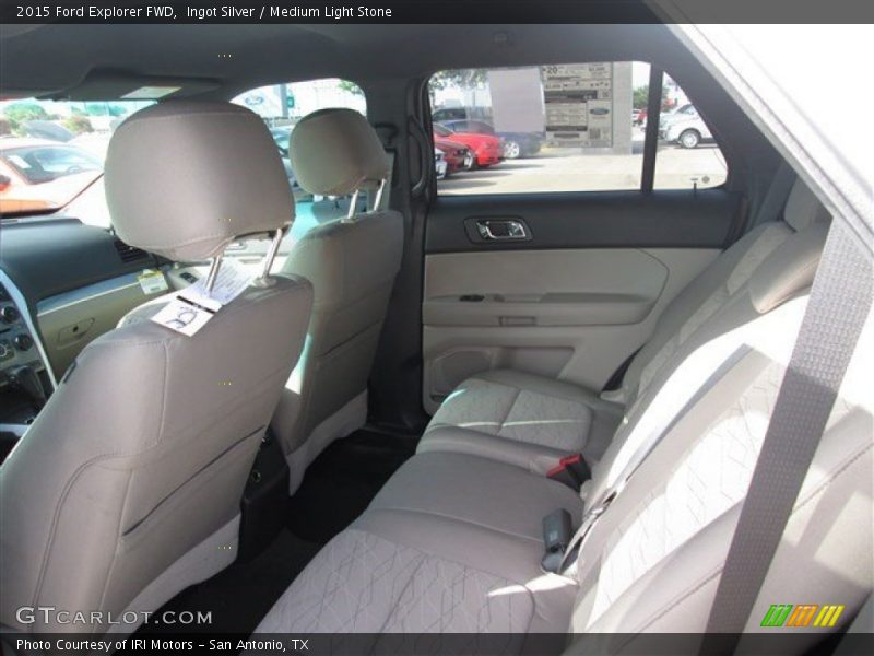 Ingot Silver / Medium Light Stone 2015 Ford Explorer FWD
