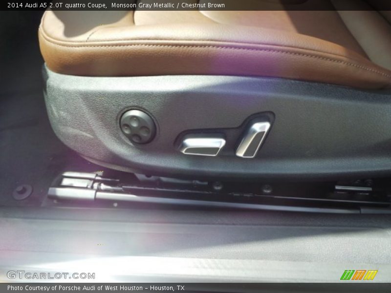 Monsoon Gray Metallic / Chestnut Brown 2014 Audi A5 2.0T quattro Coupe