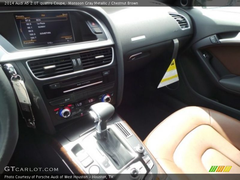 Monsoon Gray Metallic / Chestnut Brown 2014 Audi A5 2.0T quattro Coupe