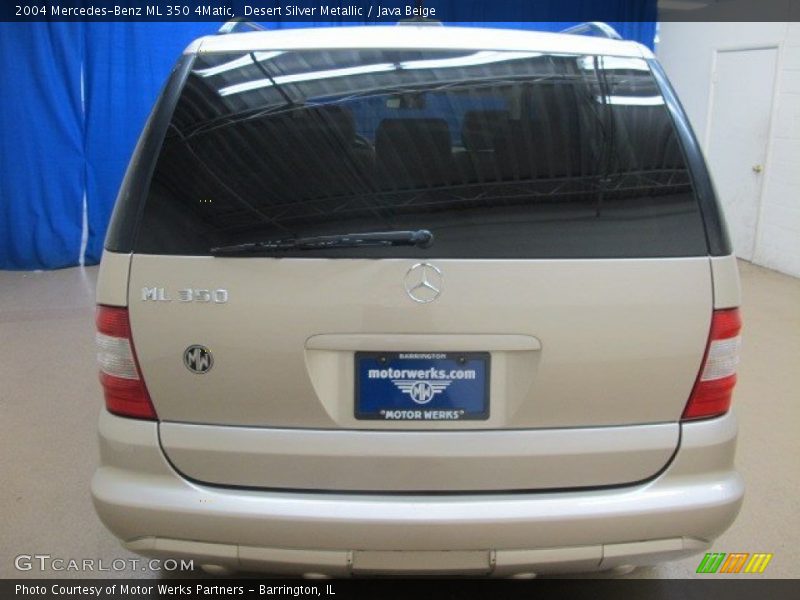Desert Silver Metallic / Java Beige 2004 Mercedes-Benz ML 350 4Matic