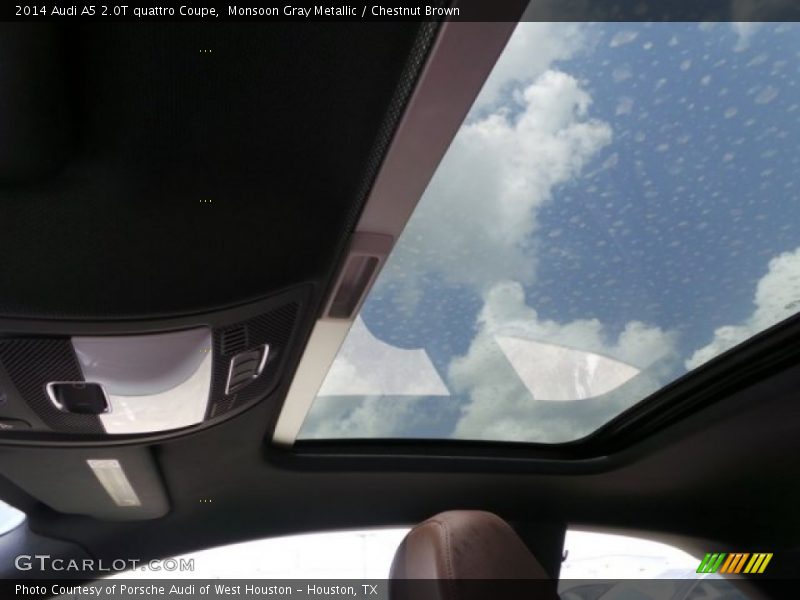 Monsoon Gray Metallic / Chestnut Brown 2014 Audi A5 2.0T quattro Coupe