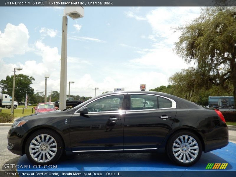 Tuxedo Black Metallic / Charcoal Black 2014 Lincoln MKS FWD