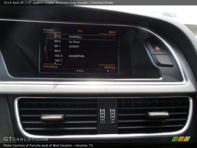 Monsoon Gray Metallic / Chestnut Brown 2014 Audi A5 2.0T quattro Coupe