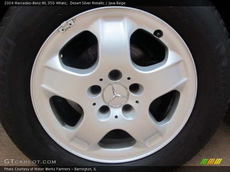 Desert Silver Metallic / Java Beige 2004 Mercedes-Benz ML 350 4Matic