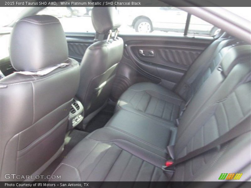 White Platinum Metallic / SHO Charcoal Black 2015 Ford Taurus SHO AWD