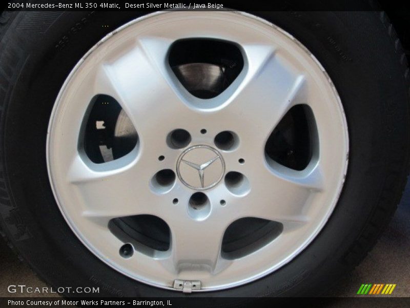Desert Silver Metallic / Java Beige 2004 Mercedes-Benz ML 350 4Matic