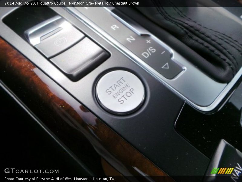Monsoon Gray Metallic / Chestnut Brown 2014 Audi A5 2.0T quattro Coupe