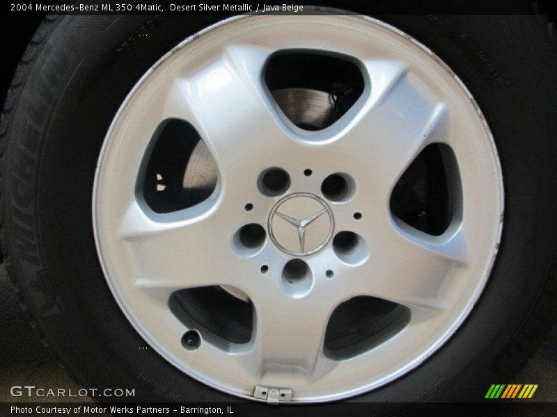 Desert Silver Metallic / Java Beige 2004 Mercedes-Benz ML 350 4Matic