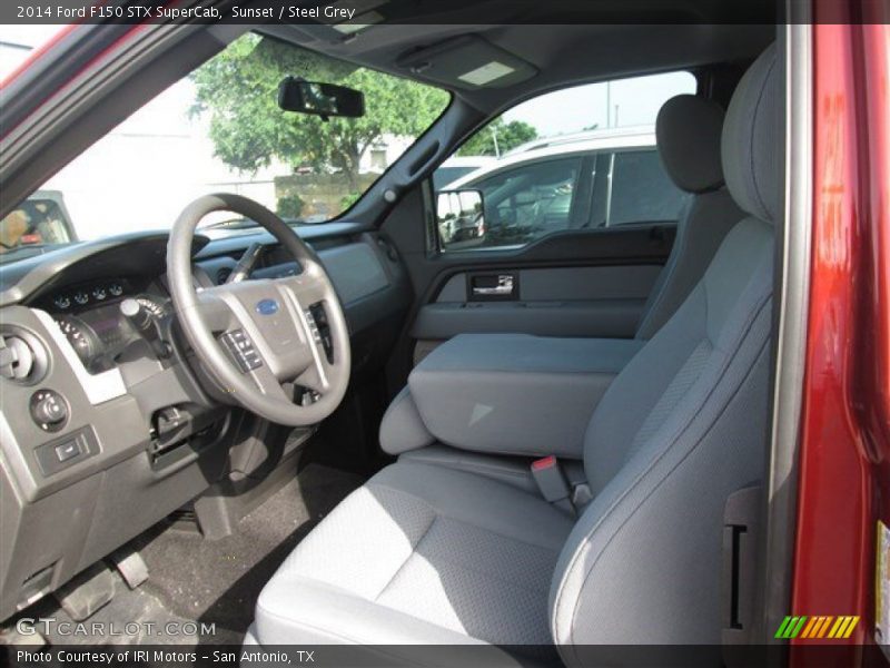 Sunset / Steel Grey 2014 Ford F150 STX SuperCab