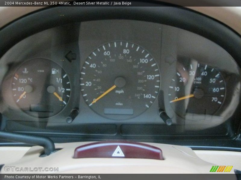 Desert Silver Metallic / Java Beige 2004 Mercedes-Benz ML 350 4Matic