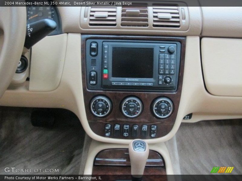 Desert Silver Metallic / Java Beige 2004 Mercedes-Benz ML 350 4Matic