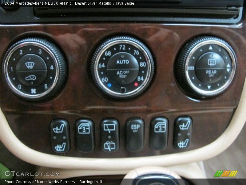 Desert Silver Metallic / Java Beige 2004 Mercedes-Benz ML 350 4Matic